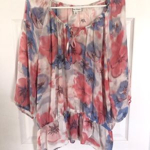 Studio Works 3/4 length sleeve blouse